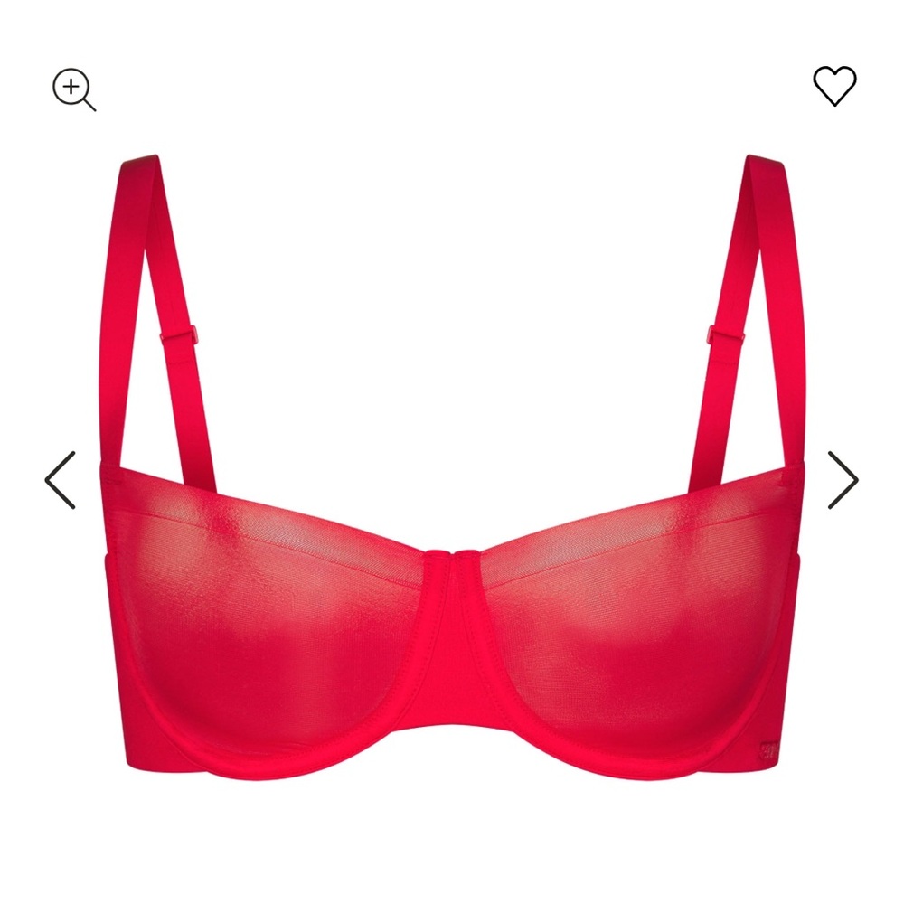Skims Unlined Strapless Balconette Bra